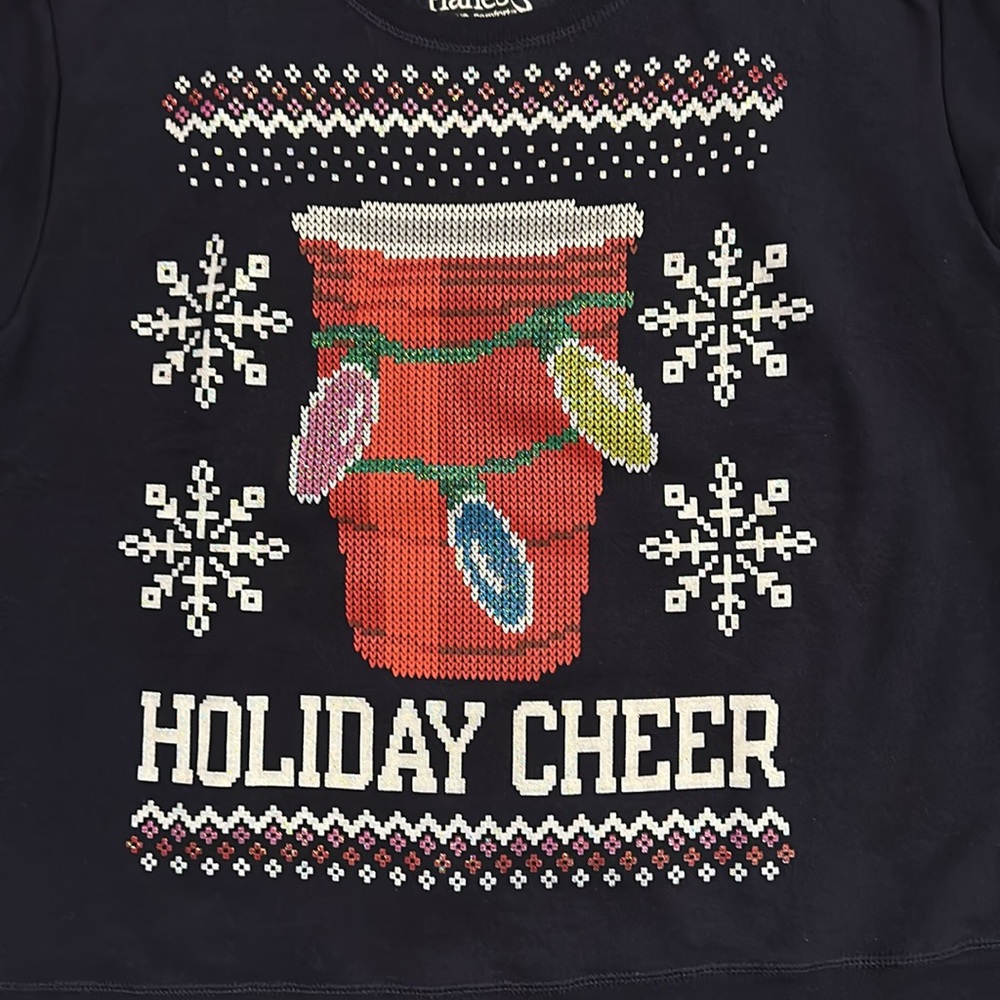 Holiday Cheer red solo cup Christmas sweatshirt